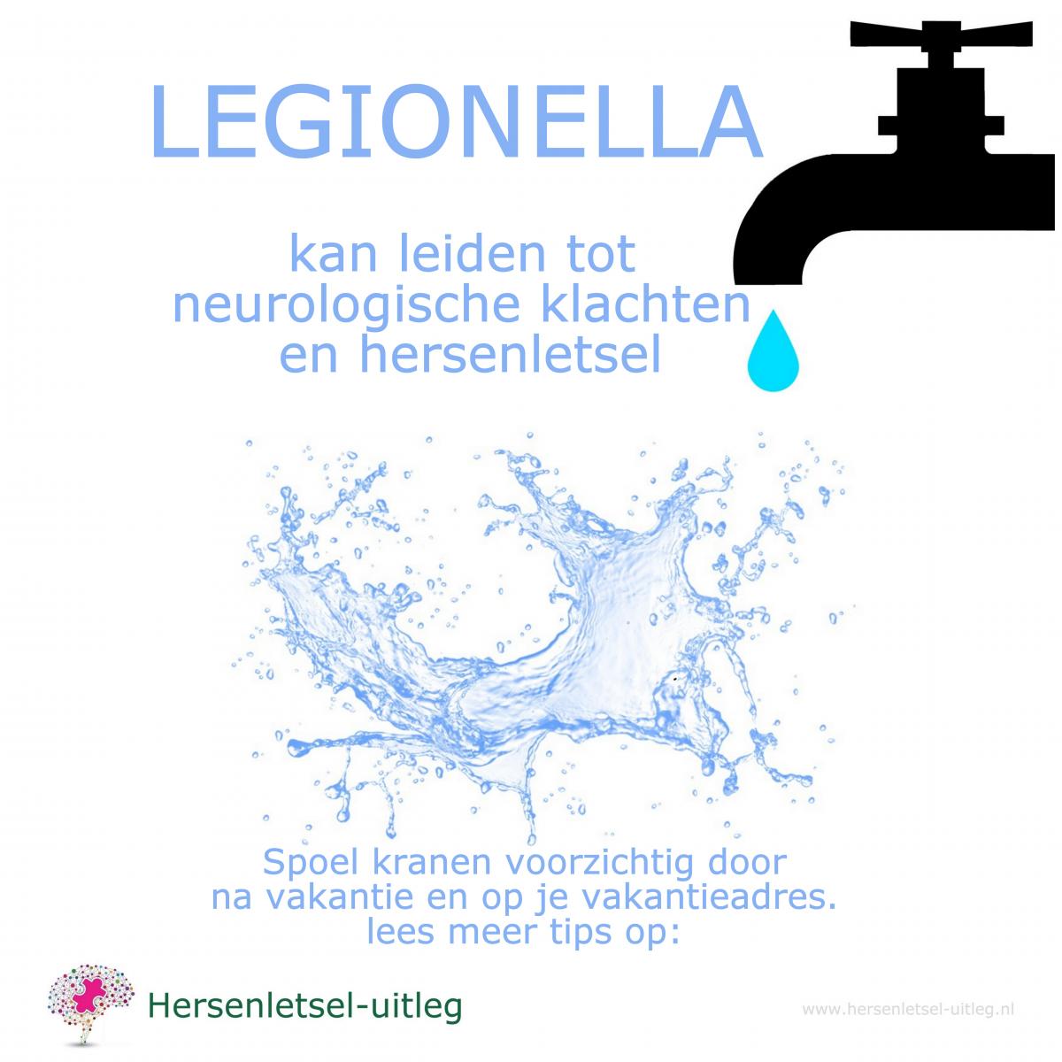 Legionella, ook een gevaar voor de hersenen!