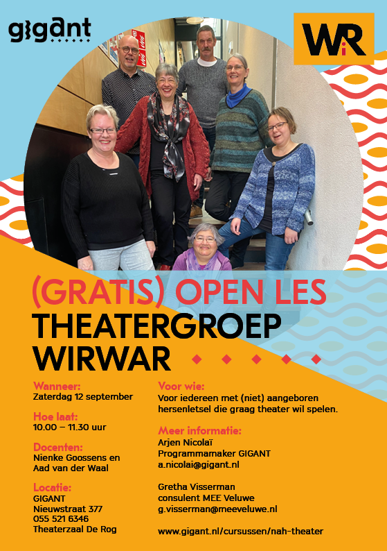 Open les WirWar toneel Apeldoorn