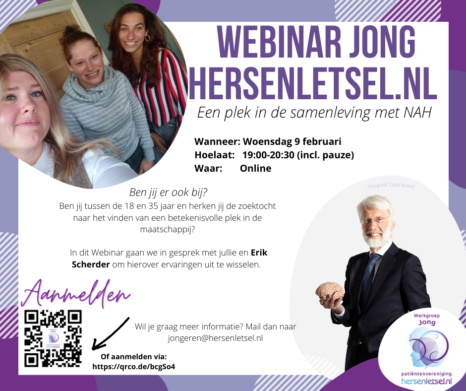 Webinar Jong Hersenletsel.nl met als gast Erik Scherder
