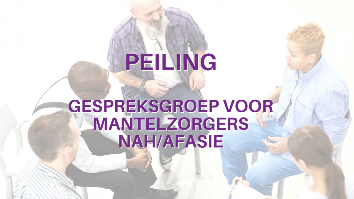 Mantelzorg Roosendaal peilt animo gespreksgroep NAH/afasie