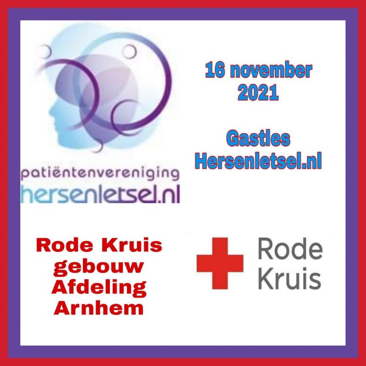 Gastles van Hersenletsel.nl aan hulpverleners Rode Kruis afd. Arnhem