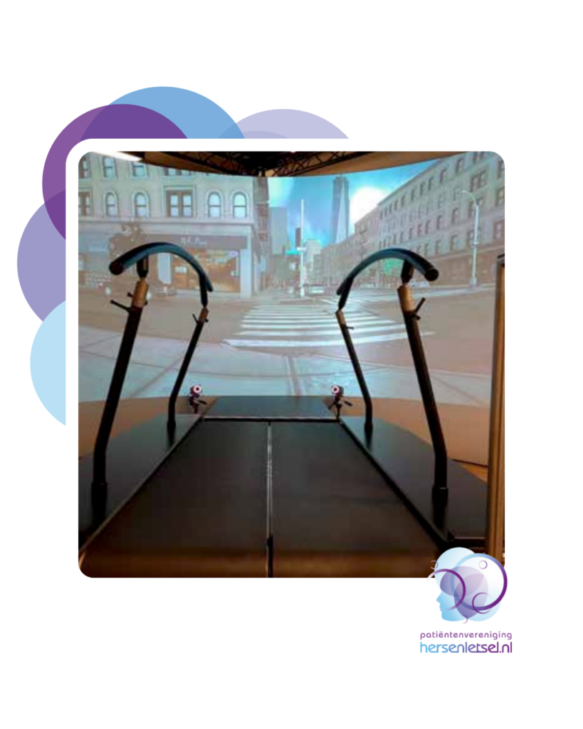 Afbeelding van een GRAIL die wordt gebruikt bij looptraining na een beroerte