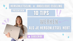 Top 10 tips voor werken met hersenletsel